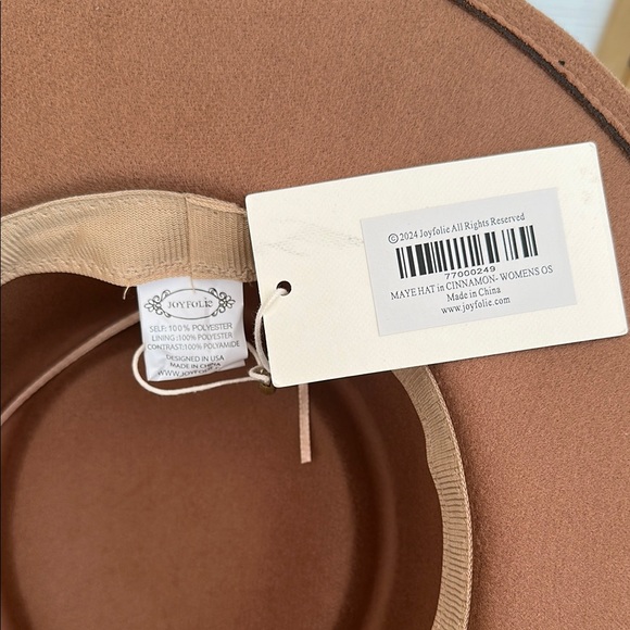 Joyfolie Maye Hat in Cinnamon - Picture 6 of 9